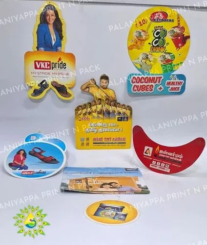Printed danglers and standees